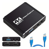 Capturadora De Audio Y Video Hdmi A Usb 3.0 Para Switch Xbox