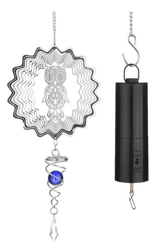 Espejo Mobile Wind Chimes 3 De Acero Con Motor Creative [u]