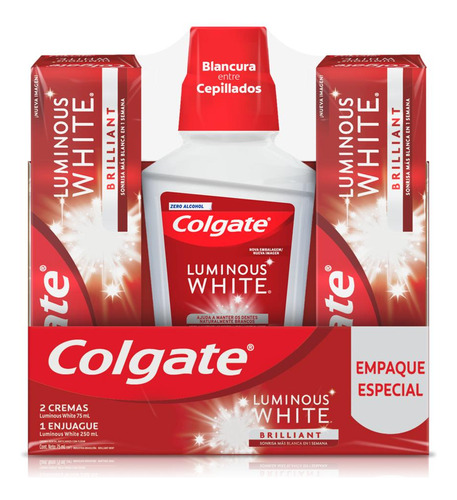 Kit Dental Colgate Luminous - mL a $171