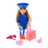 Muñeca Barbie Chelsea Can Be Profesiones Piloto Mattel
