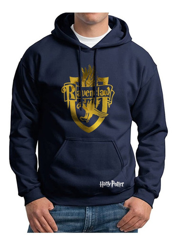 Buzo Capota Ravenclaw Hogwarts Harry Potter Hoodie Hombre