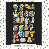 Sticker  Vinilos Los Simpson Calcos Termo