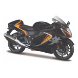 Motocicleta Maisto 1:12 Mc Se Suzuki Hayabusa (2022) W/ Std.