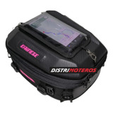 Bolso Tank Bag Para Moto Con Porta Celular Rígido Expandible