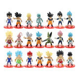 Oolong 21pcs Figura De Dragon Ball Adornos Para Pastel #goku