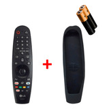 Controle Remoto + Capa De Proteção Tv LG Uj65 Uj63