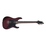 Guitarra Eléctrica Schecter Sgr Banshee-6 De Tilo Walnut Satin Con Diapasón De Palo De Rosa