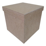  3 Cajas De Madera Mdf 3 Mm. 20×20×20 Cm.