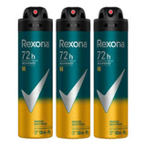 Desodorante Aero Rexona Men V8 72h Masculino - Kit C/3