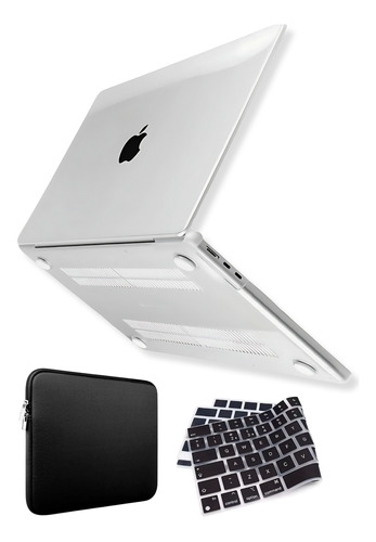 Capa P/ Macbook Air 13.6 M3 M2 Protetor Teclado+ Bag 2024+