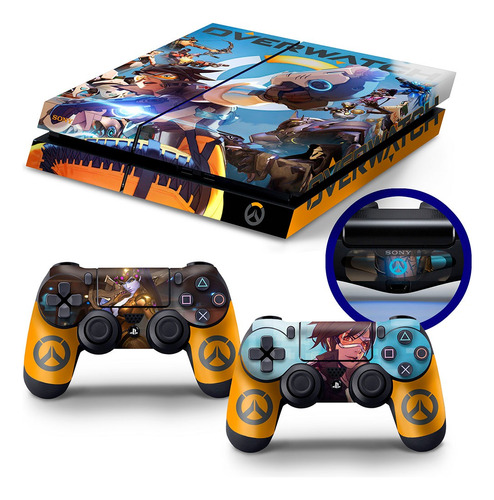 Skin Playstation 4 Ps4 Fat Overwatch