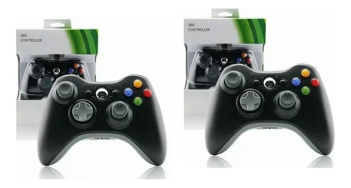 2x Control Alambrico Compatible Con Xbox 360 Y Pc Windows