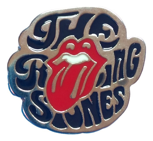 Rolling Stones Prendedor Metálico Banda Rock Tipo Pin Broche