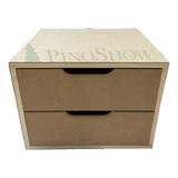 Cajonera Interior Placard Mdf - 2 Cajones Altos -  Pinoshow