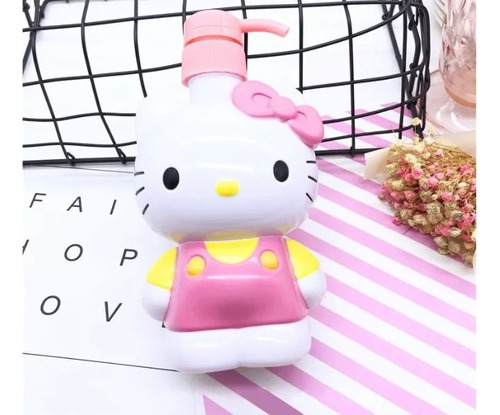Jabonera Dispensador Shampoo Hello Kitty Cute