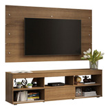 Rack Com Painel Para Tv Até 65 Polegadas Orlando R Madesa Cor Rustic 70045z