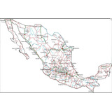 Mapa De Carreteras Cualquier Estado De Mexico Se Envia Pdf