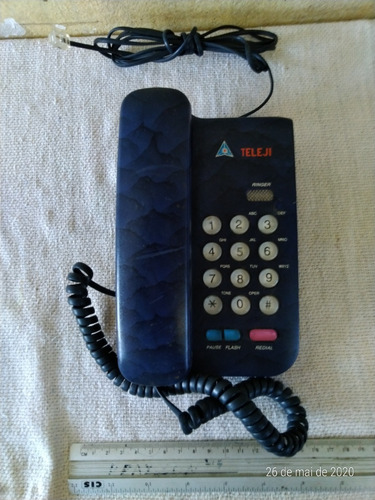 Aparelho Telefone De Mesa Ou Parede Teleji Azul Ktx3026 3803