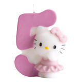 Vela De Cumpleaños Hello Kitty #5