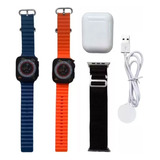 Combo Reloj Inteligente Smart Watch Q9+audifonos Bluetooth