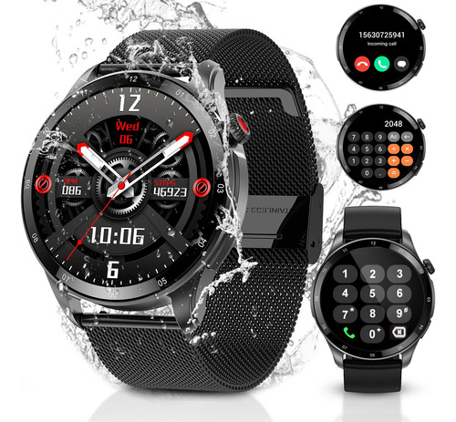 Reloj Inteligentes Smartwatch Para Hombre Bluetooth Llamadas