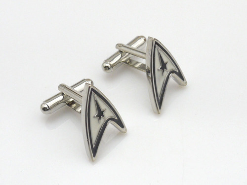 Gemelos Star Trek Insignia Comandante Para Puño Francés