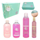 Caja Regalo Kit Mujer Box Gift Aroma Rosas Spa Set Relax N78