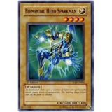 Elemental Hero Héroe Elemental Sparkman Común Yugioh