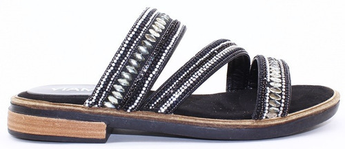 Sandalias Bajas Viamo Gurne Tiras Brillos Dama Mujer Cshoes