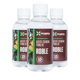 Kit 3 Frascos De Aceite Esencial De Roble 100% Puro - 125 Ml