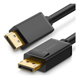 Ugreen Cabo Displayport 4k 60hz Ultra Hd 3 Metros Preto