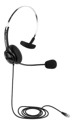 Fone Telemarketing Intelbras Headset Tiara Chs40 Rj9 Chs-40