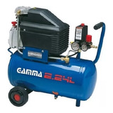 Compresor 2hp 24lt Directo Gamma C/kit 5pza G2801k