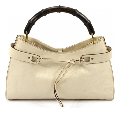 Bolsa Color Beige Bamboo Gucci Original