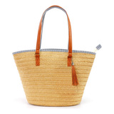 Bolsas Grandes De Playa De Paja Para Mujer, Bolsa Grande De