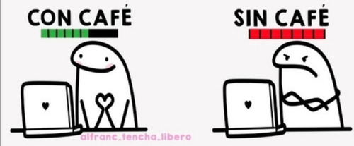 Tazón Meme Flork Con Café 