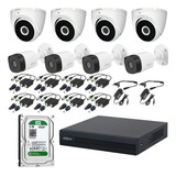 Kit Video Vigilancia 8 Cámaras 1080p Dahua Cctv 3tb Baluns