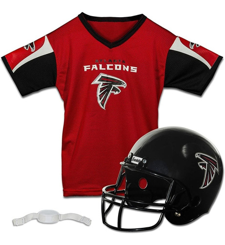 Uniforme Casco Y Jersey Nfl Halcones Atlanta Falcons Niños