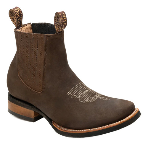 Botin Trebol Color Cafe Tipo Vaquero Para Caballero Don Vito | Envío gratis