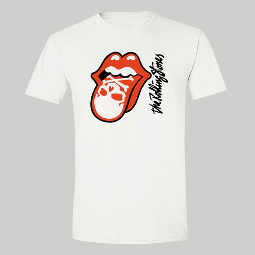 Playera Hombre Rock The Rolling Stones Logo Calavera 1003b