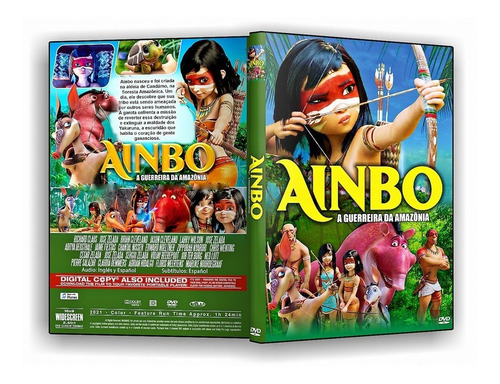 Dvd Ainbo A Guerreira Da Amazônia (dublado E Legendado)