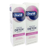 Kit De 2 Pastas Dentales Sensi Care Encias Detox Oralb
