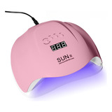 Cabine Uv Led Sun X 54 W Gel Unha 36 Led Estufa Bivolt Cor Rosa 110 V/220 V