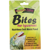 Nature Zone Snz54630 Iguana Bites Soft Moist Food, 2-ounce
