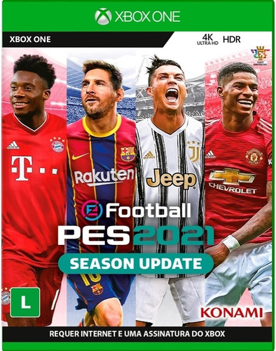 Efootball Pes 2021 - Xbox One - Novo E Lacrado!