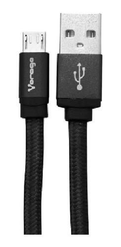 Cable Vorago Usb 2.0 Micro Usb V8 Negro 1 Metro