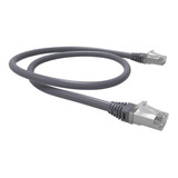 Cabo De Rede Gamer Lan Cat6a Cinza Montado 5,0m - 06635