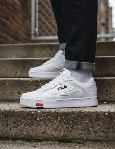 Tenis Fila Mgx - 100 Choclo Blanco\u002Fmarino\u002Frojo ( 655- 125 ) | Envío gratis