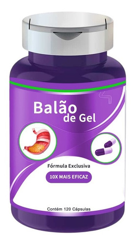 Balão De Gel 120 Capsulas Sabor Sem Sabor