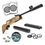 Rifle Fox Gr1600 Nitro Piston - Cal 5,5mm - Blanco Y Balines